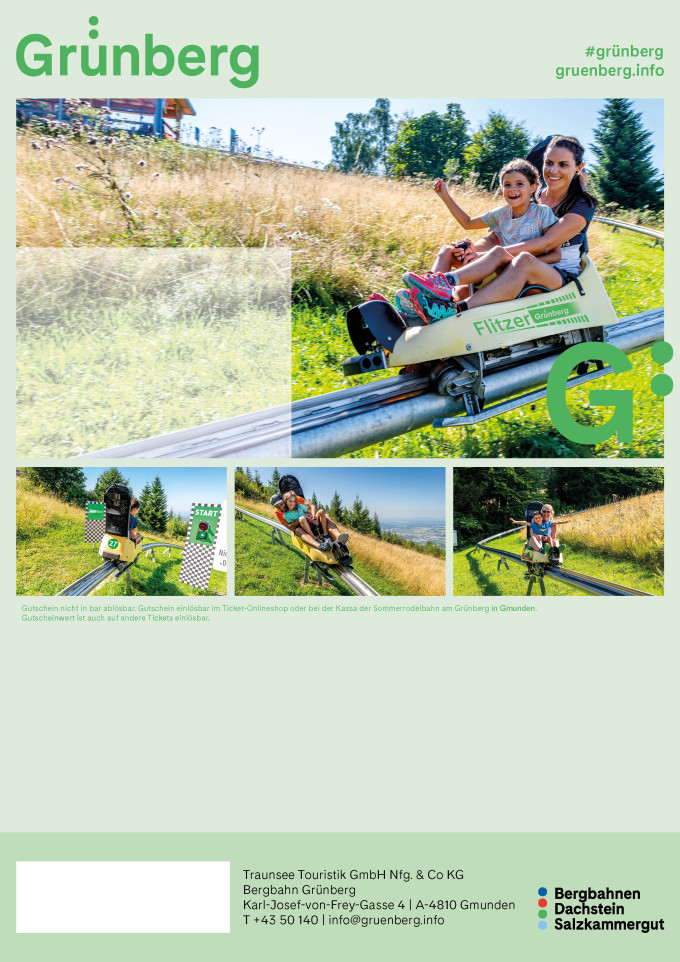 10 Fahrten mit der Sommerrodelbahn 